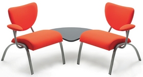 Avec option accoudoirs et table de liaison