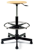 Tabouret haut bois